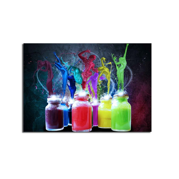 Wallity 70100C-031 Lienzo Decorativo Multicolor 70 x 100 cm